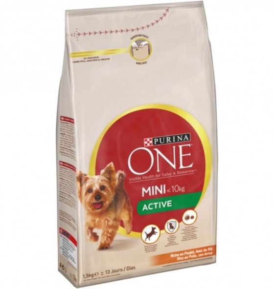 Heavands - Grandes marcas a preços discount - Comida Seca Cão Mini Purina One Frango e Arroz 1,5 Kg 1