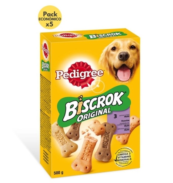Heavands - Grandes marcas a preços discount - Snack Cão Pedigree Biscrok 500 G Pack de 5 1