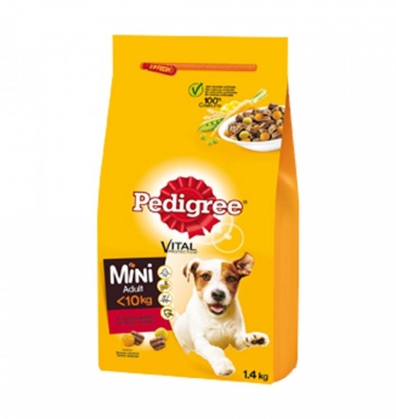 Heavands - Grandes marcas a preços discount - Comida Seca Cão Mini Pedigree Galinha e Vegetais 1,4 Kg 1