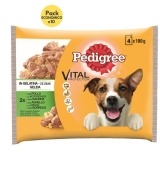 Heavands - Grandes marcas a preços discount - Comida Húmida Cão Paté Pedigree Galinhae Borrego Pouch (4 X 100 G) Pack de 10 1 Thumb