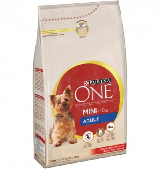 Heavands - Grandes marcas a preços discount - Comida Seca Cão Mini Purina One 1,5 Kg 1