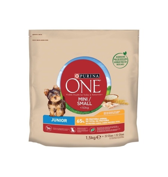 Heavands - Grandes marcas a preços discount - Comida Seca Cão Mini e Junior Purina One 1,5 Kg 1