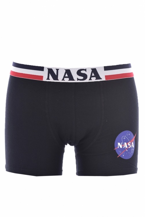 Heavands - Grandes marcas a preços discount - Boxer Nasa Stripe Preto 1