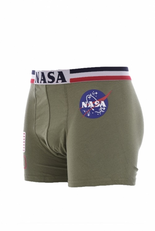 Heavands - Grandes marcas a preços discount - Boxer Nasa Flag Verde 2