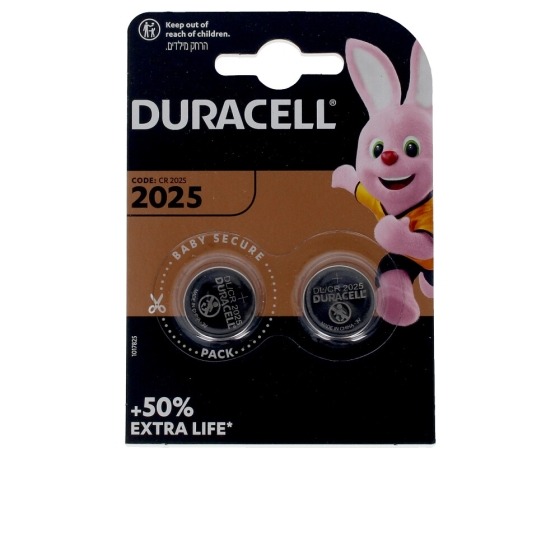 Heavands - Grandes marcas a preços discount - DURACELL BUTTON LITHIUM 3V 2025 DL/CR2025  x 2 u 1