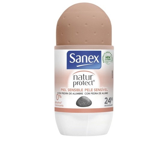 Heavands - Grandes marcas a preços discount - Sanex Natur Protect 0% pedra alumbre desodorizante roll-on sensible 50 ml 1
