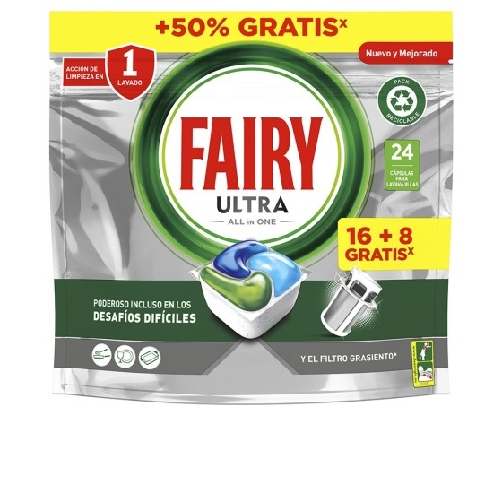 Heavands - Grandes marcas a preços discount - FAIRY ULTRA PLUS ORIGINAL 24 cápsulas Máquina de lavar loiça  1