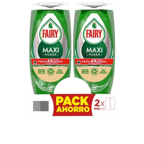 Heavands - Grandes marcas a preços discount - CONCENTRADO MÁQUINA DE LAVAR LOIÇA FAIRY MAXI LOTE 2 x 440 ml 1